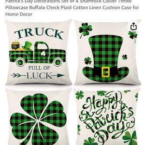 St Patrick’s Day Throw Pillow Covers